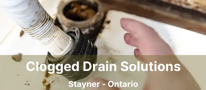  Clogged Drain Solutions Stayner - Ontario
