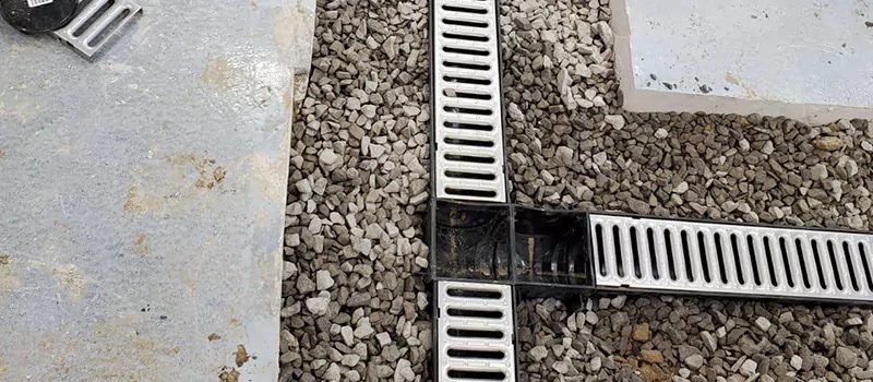 Storm Water Trench Drain Repair in Stayner, ON