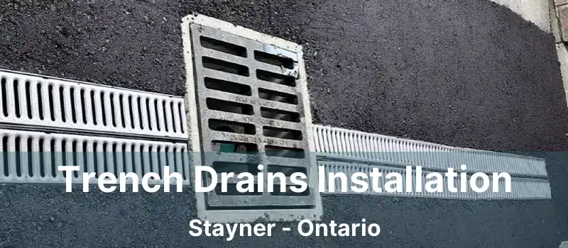  Trench Drains Installation Stayner - Ontario